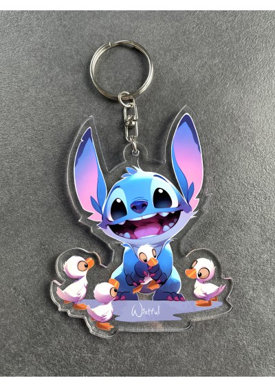 Stitch et les canards