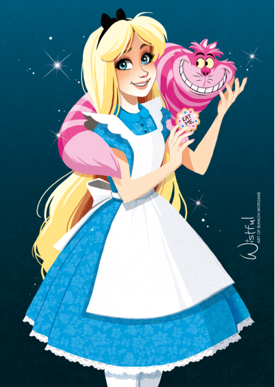Alice et le Cheshire cat